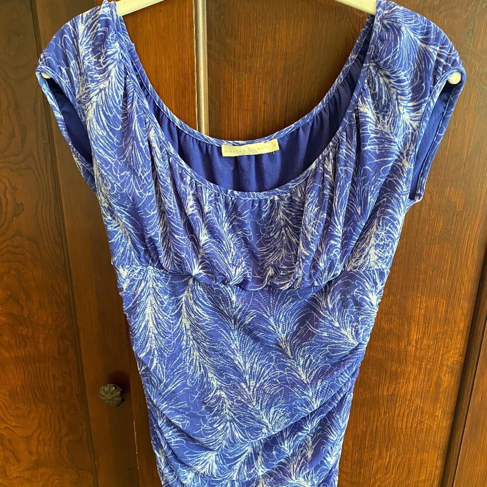 Weston Wear royal blue size M top